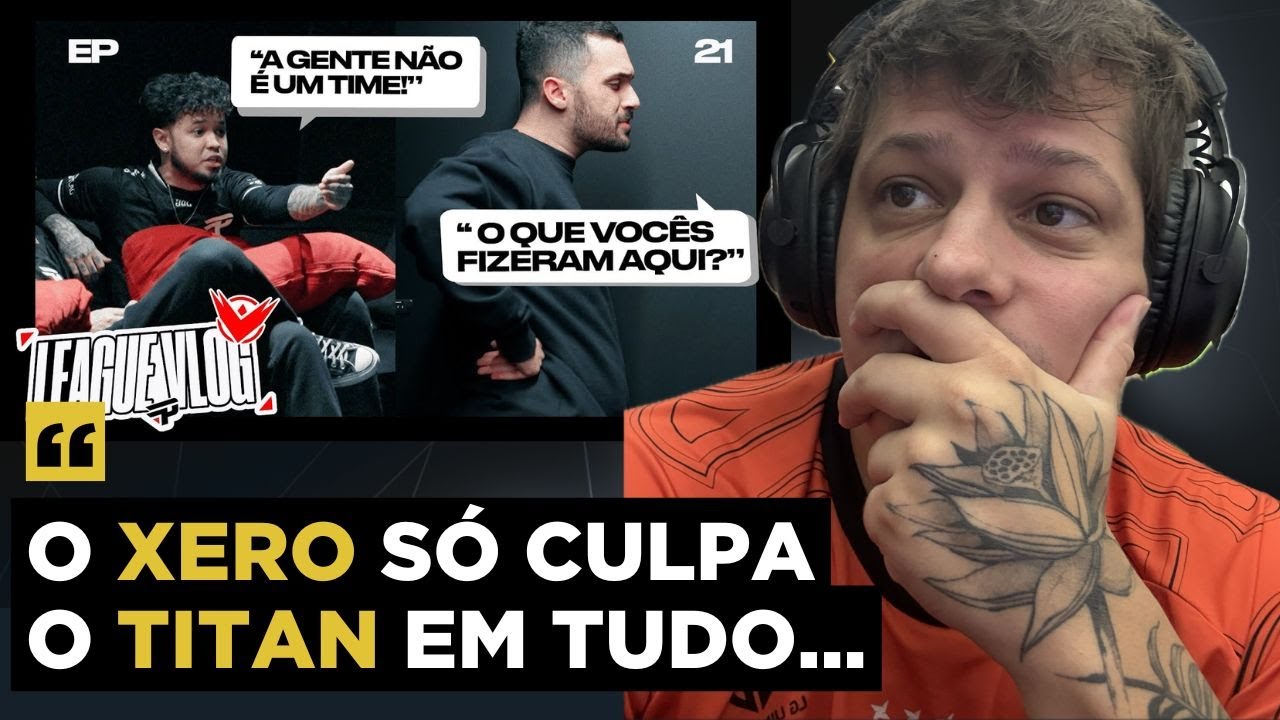 Ericat TILTOU com o XERO falando cmo Titan no Vlog da paiN...
