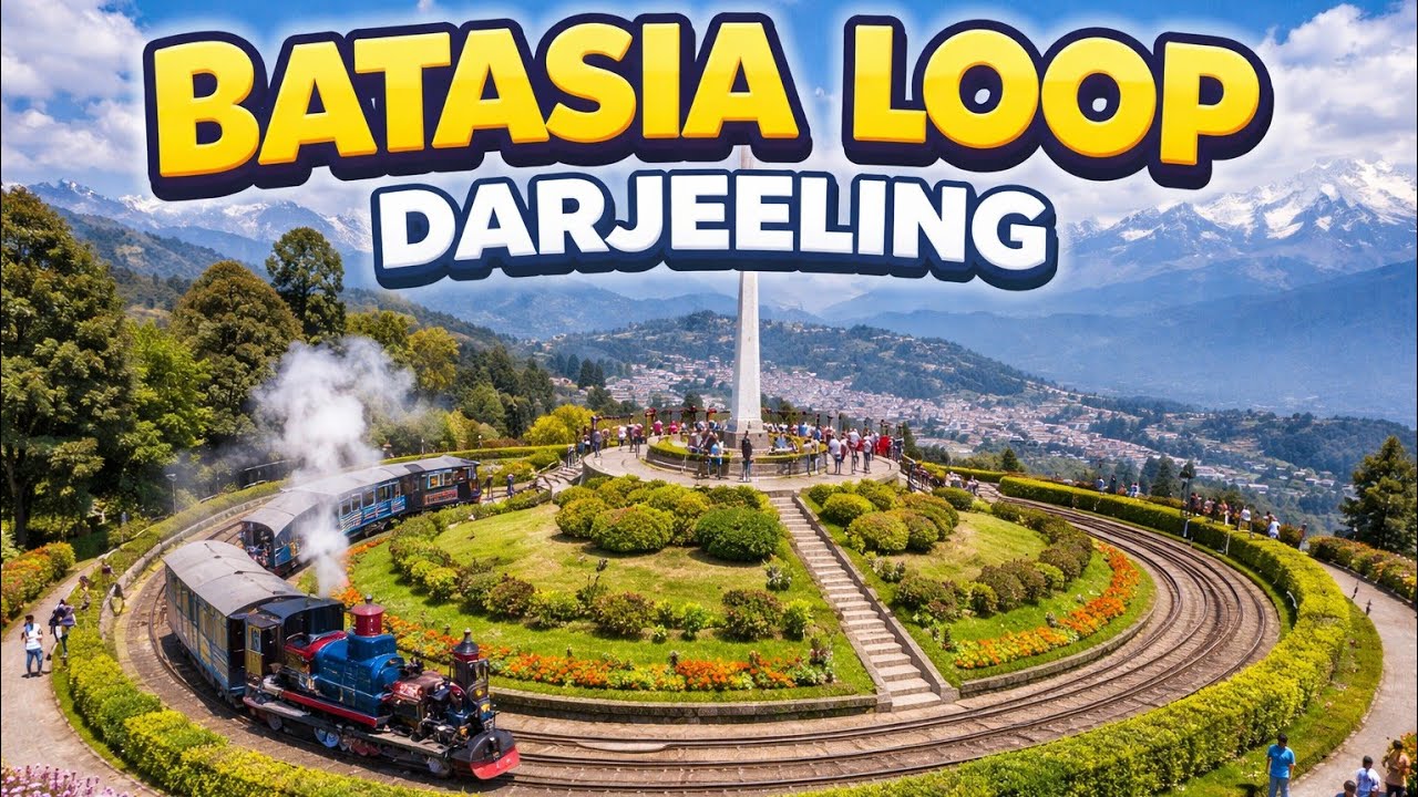 Batasia loop Darjeeling #kolkata#Travelling Roushan#Toy Train# Gorkha War Memorial