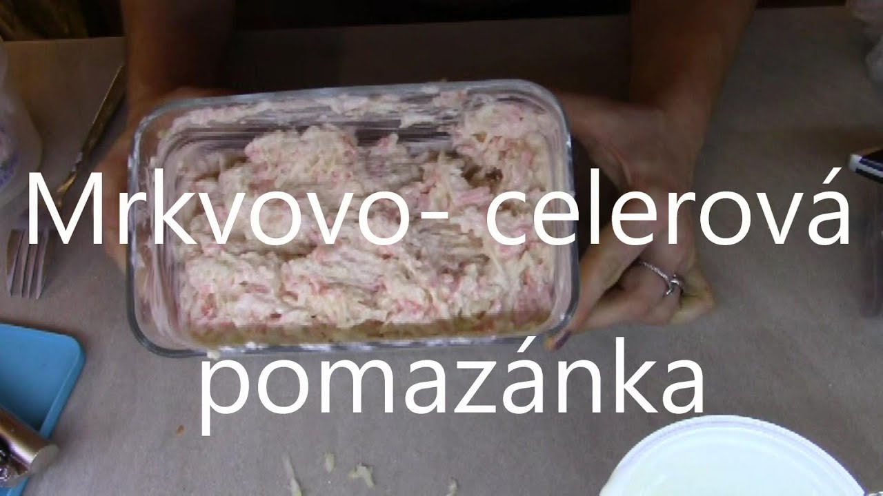 Rychlá Mrkvovo   celerová pomazánka