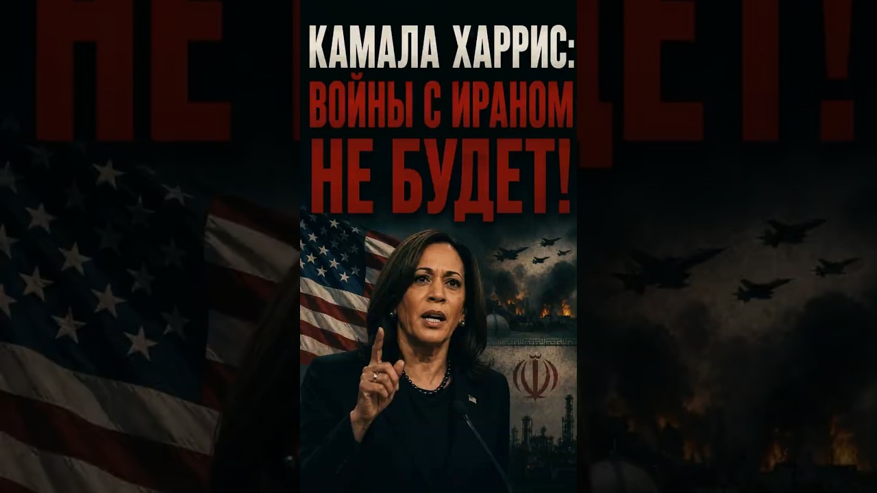 📉 KAMALA HARRIS CATEGORICALLY RULES OUT WAR WITH IRAN!