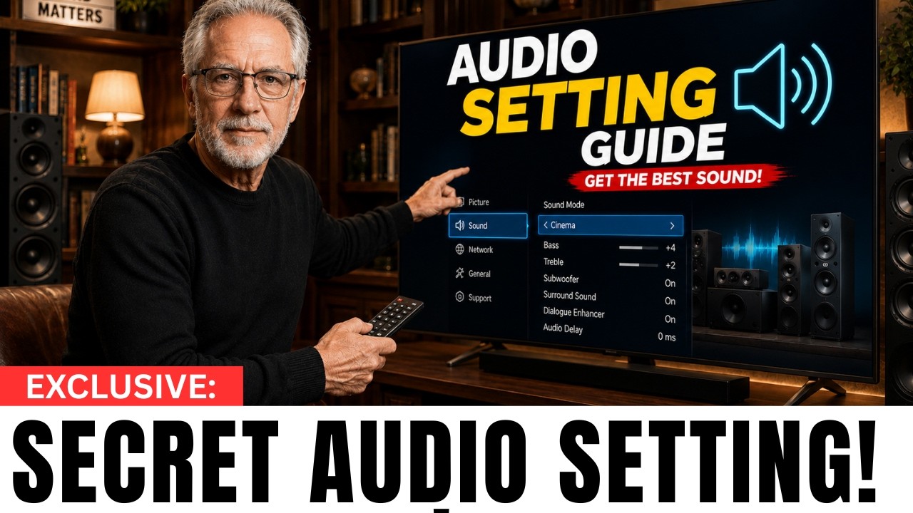 The Hidden TV Setting That Instantly Fixes Movie Dialogue!