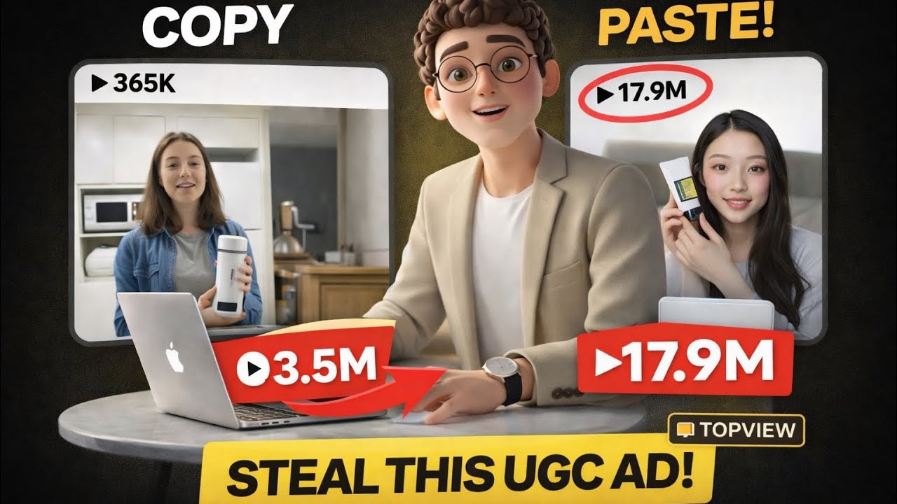 How to Create UGC Ads with AI (No Model, No Camera) | TopView AI Tutorial