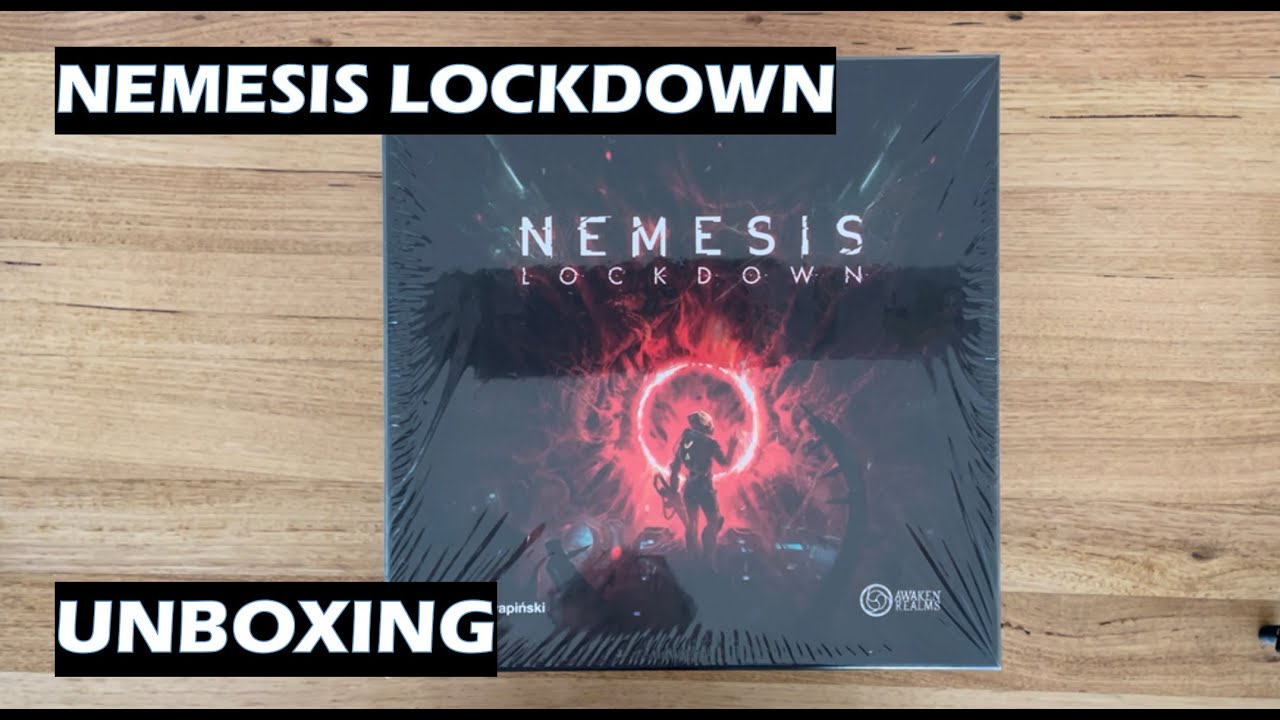 Unboxing Nemesis Lockdown (Kickstarter edition)