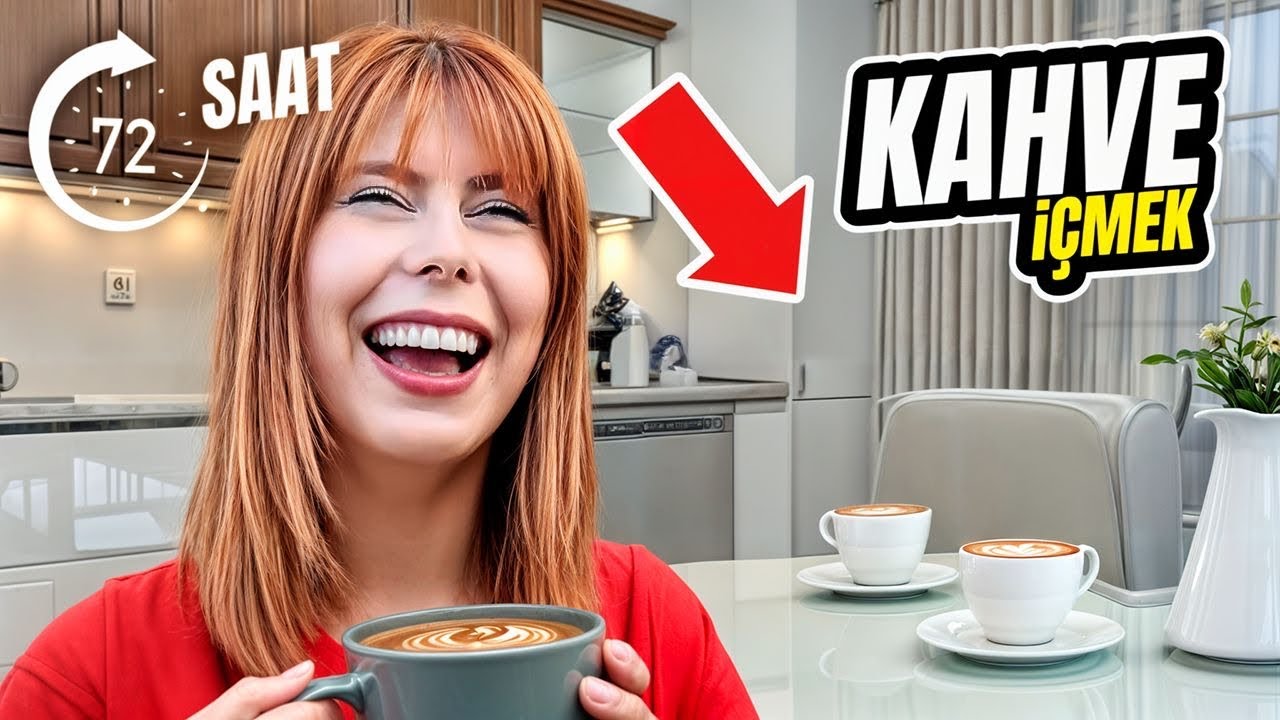 72 SAAT SADECE KAHVE! | MİDEM BULANDI 🤮