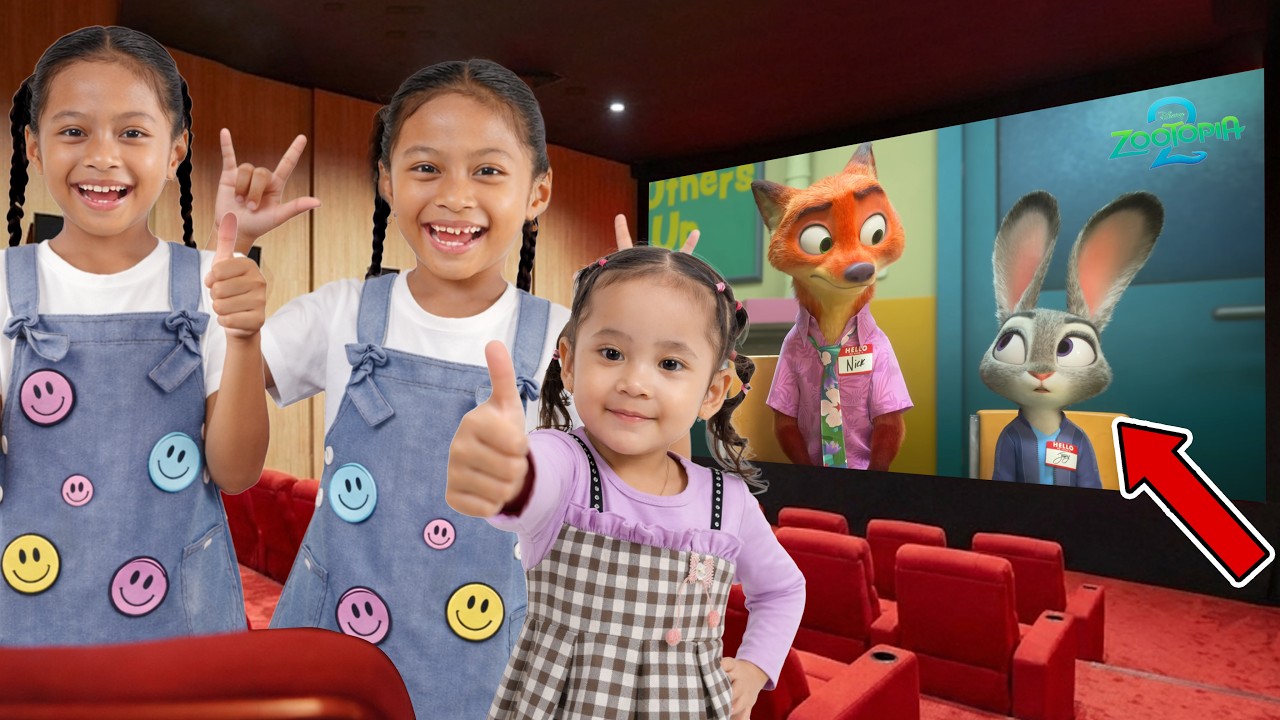 ALUNA DAN AMANDA NEMENIN ALEXA NONTON FILM DI BIOSKOP!!