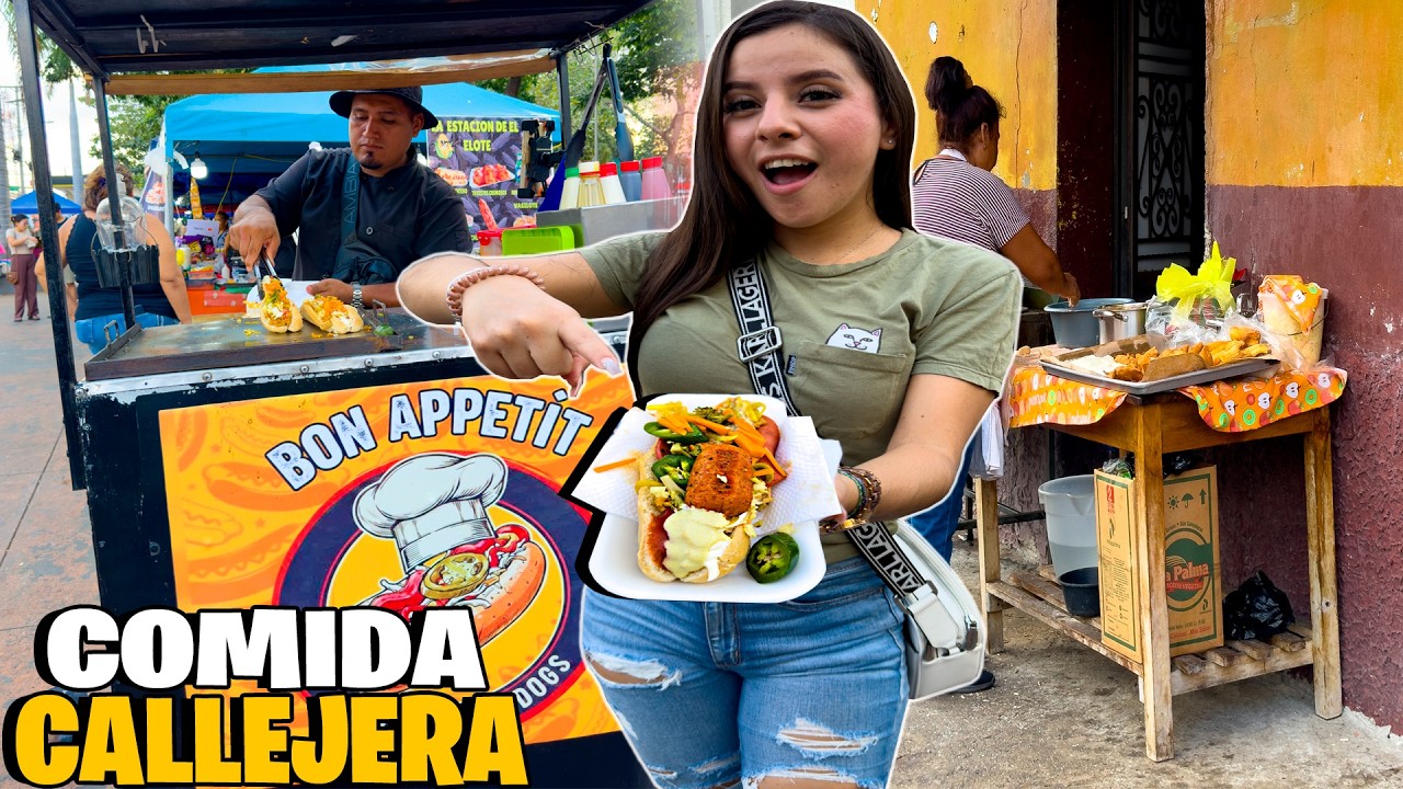 ASÍ Se Disfruta De La Mejor Comida CALLEJERA En El Salvador 