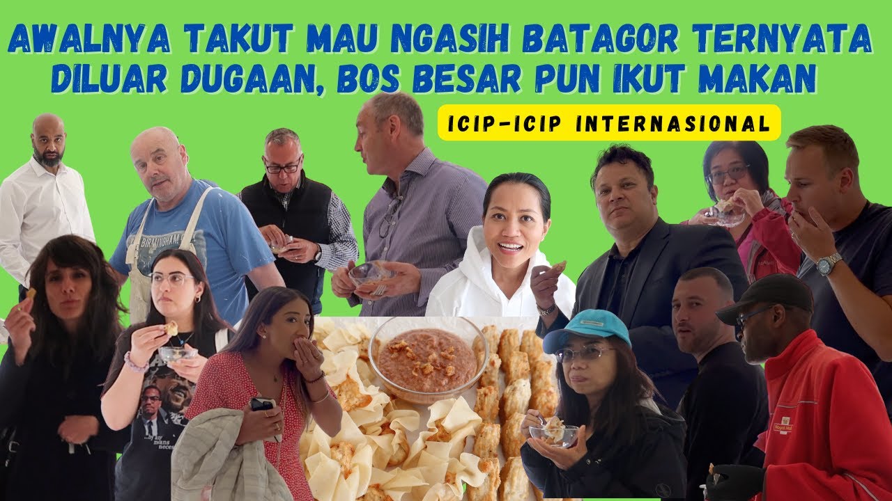Awalnya Takut Ngasih Batagor, Ternyata Semua Suka Dan Bos Besarpun Ikut Makan