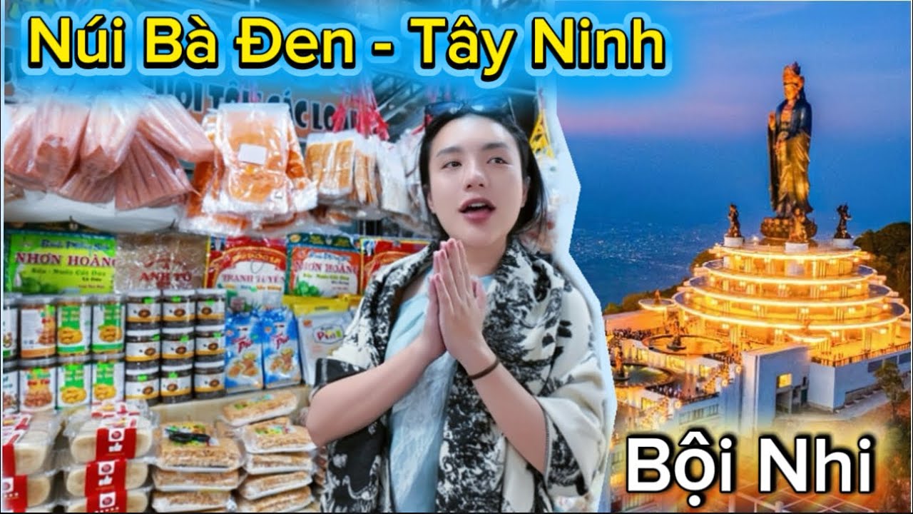 Bội Nhi đội đèn dâng lên Bà đầu năm 2026 - Núi Bà Đen - Tây Ninh 