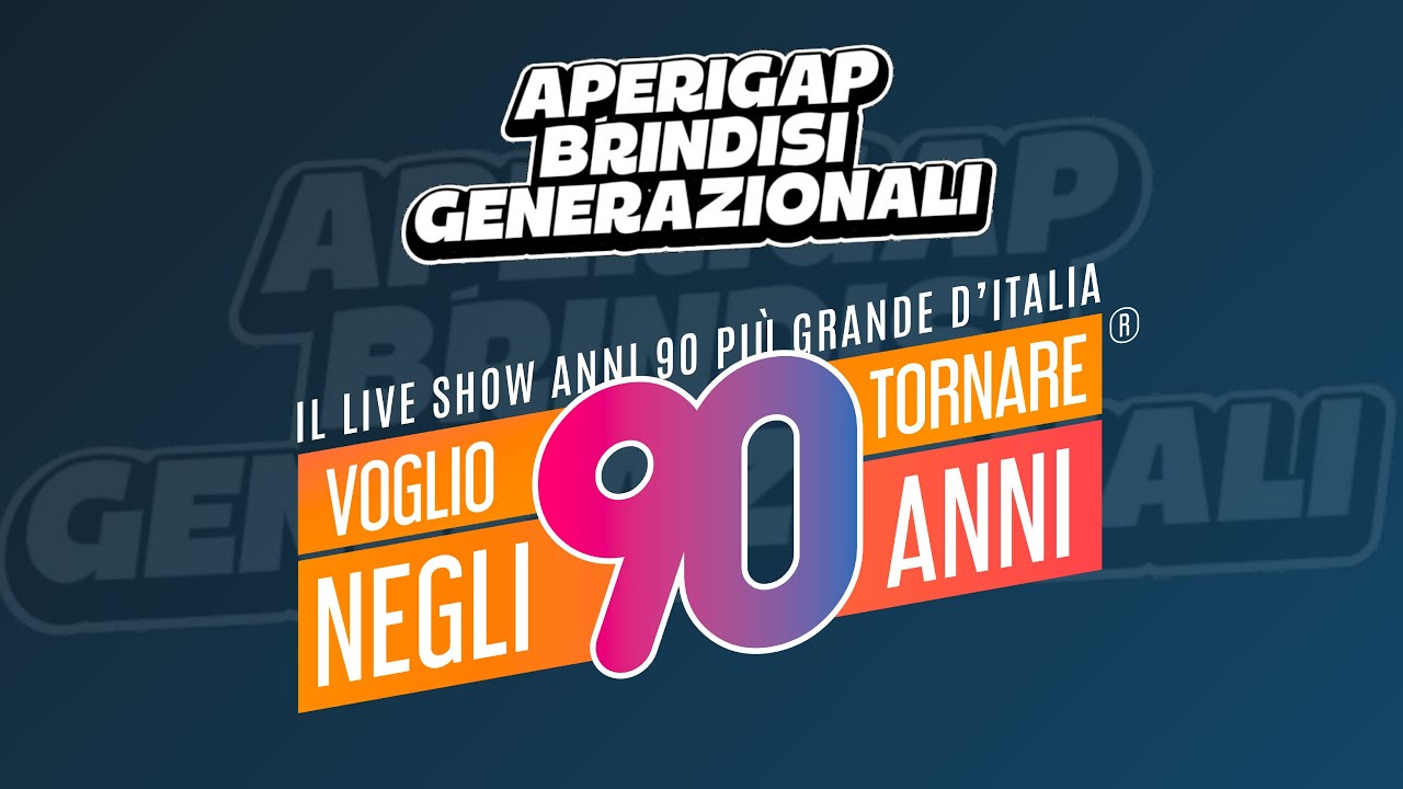 Puntata speciale con gli organizzatori del format Voglio Tornare Negli Anni 90 | Aperigap