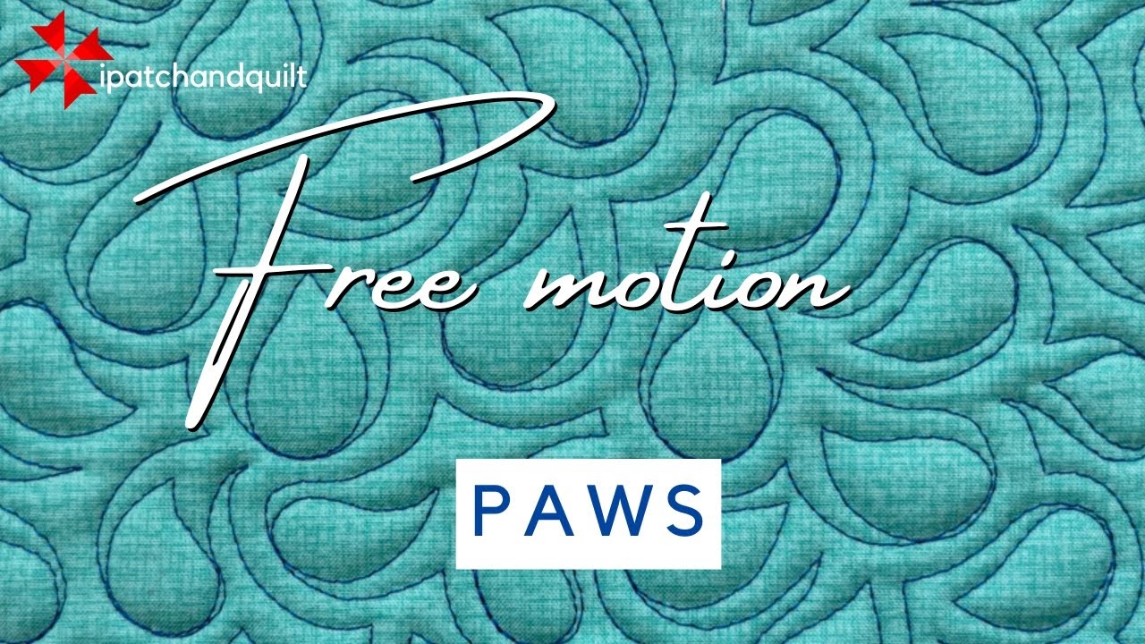 Free Motion Quilting - Paws