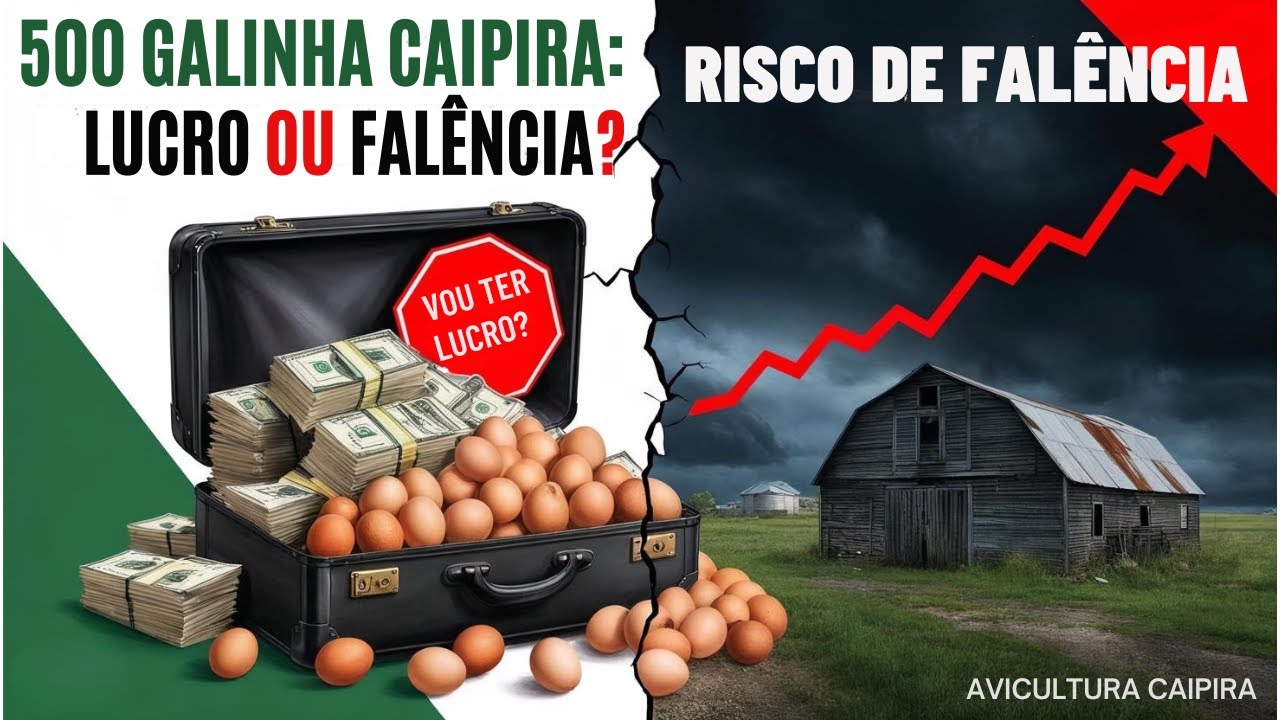 DESCUBRA A Verdadeira Rentabilidade DE 500 Galinhas Poedeiras!