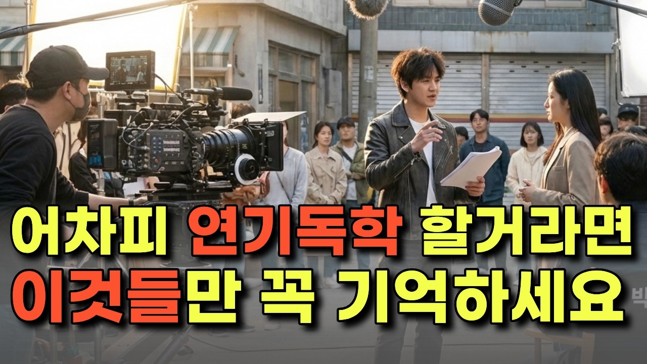 독학하시는 모든 분들께 28년간의 노하우를 알려드립니다 #신인배우 #연기독학 #연기레슨 #배우