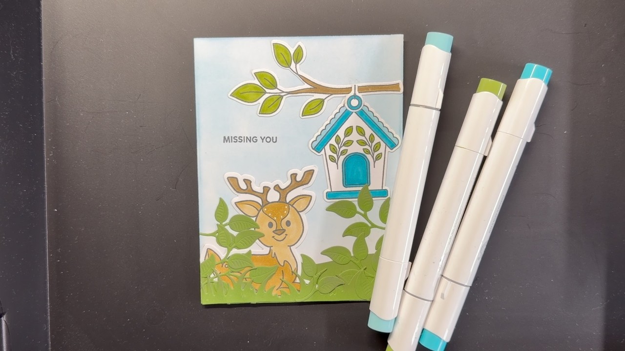 Simple Card Making Tutorial | Craft With Me