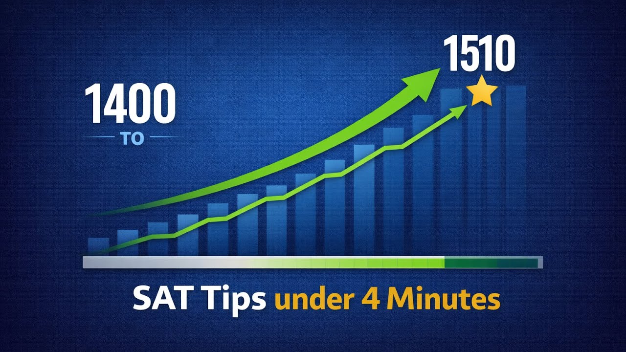 SAT Tips under 4 Minutes (with a song) 😉😁