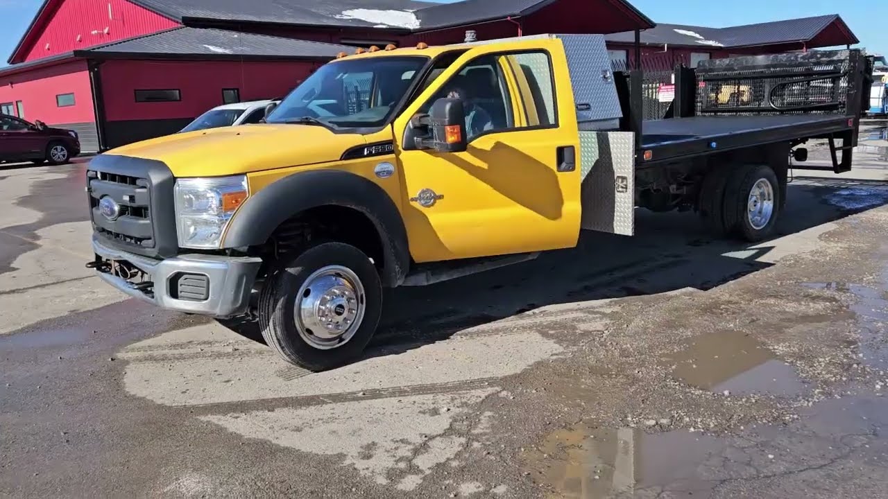 2015 Ford F550 2WD Flatbed Truck W/ Liftgate - Selling on BigIron Auctions - April 8, 2026