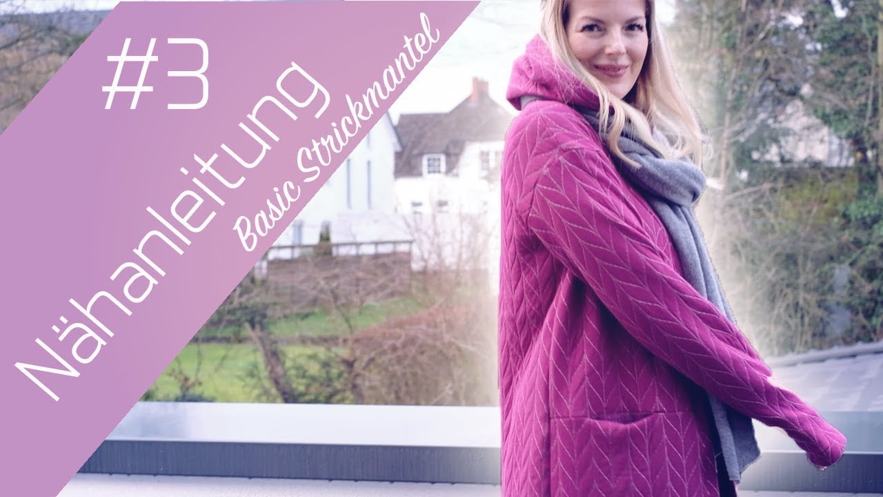 N&auml;hanleitung Basic Strickmantel | Ki-ba-doo