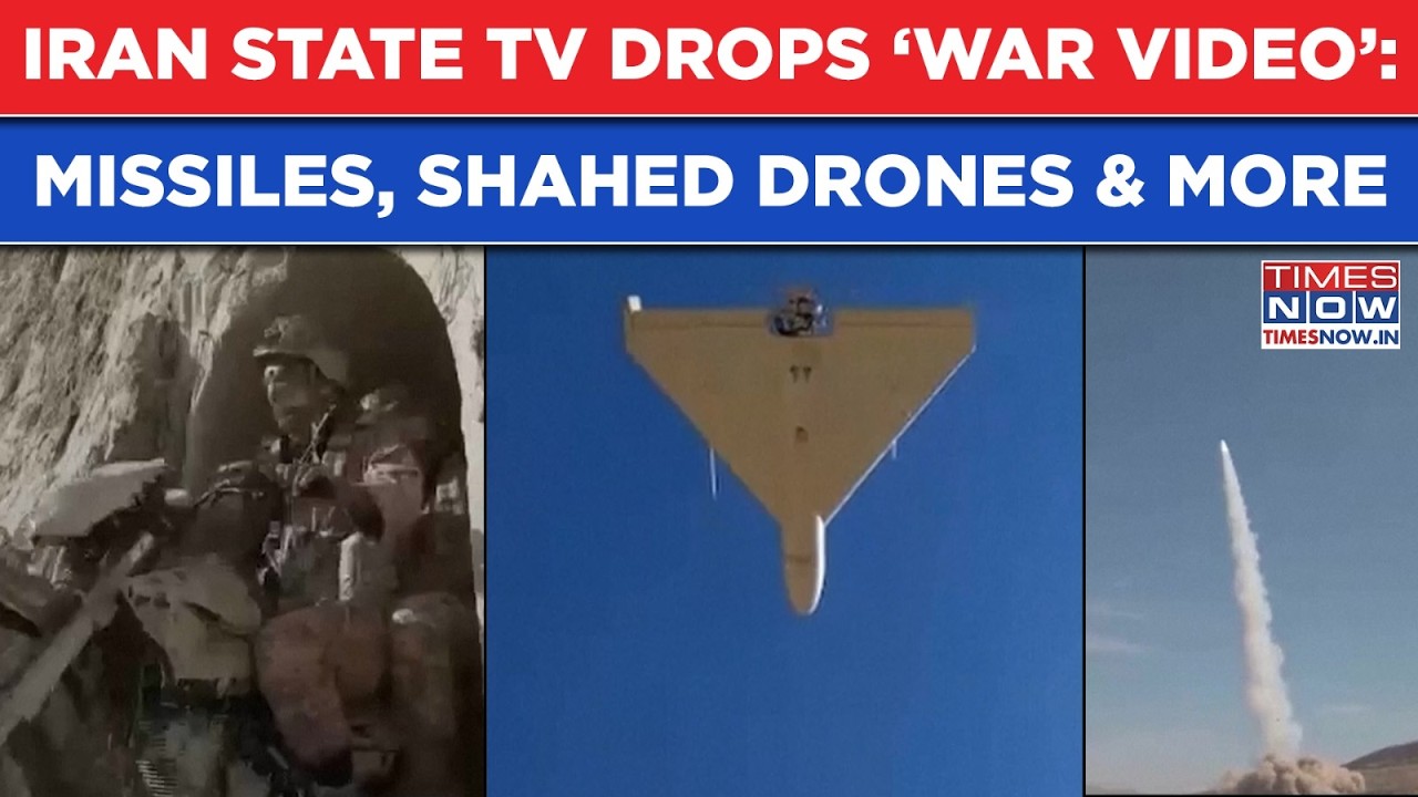 Iran State TV Drops ‘War-Video’: Missiles Launched, Shahed Drones In Action, Watch IRGC Drills