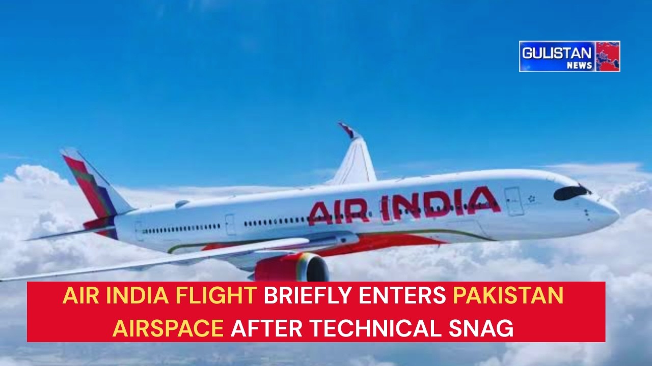 Air India Flight Briefly Enters Pakistan Airspace After Technical Snag
