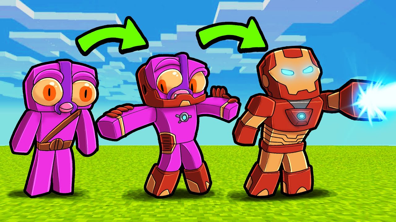 Transforming into IRON MAN!? (Scramble Craft)