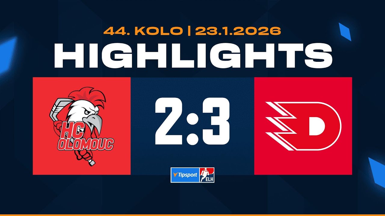 Highlights | HC Olomouc vs. HC Dynamo Pardubice 2:3 | 23.01.2026