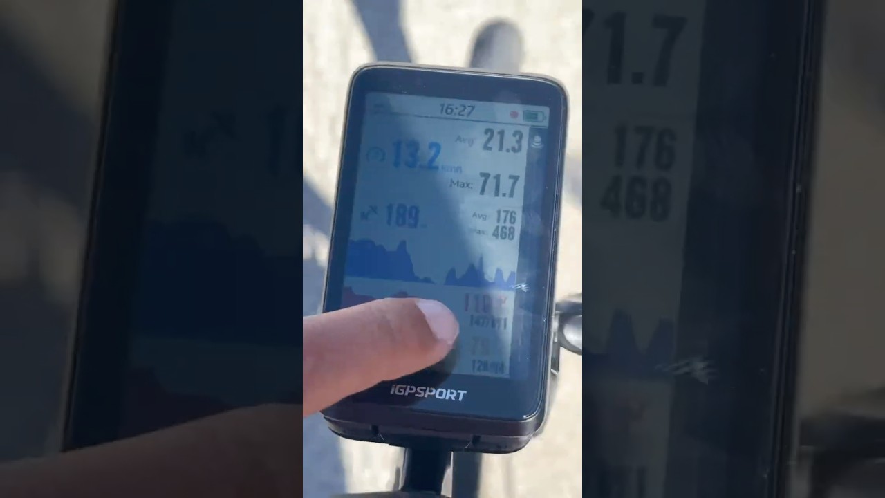 Testing new BiNavi bike computer from @iGPSPORT