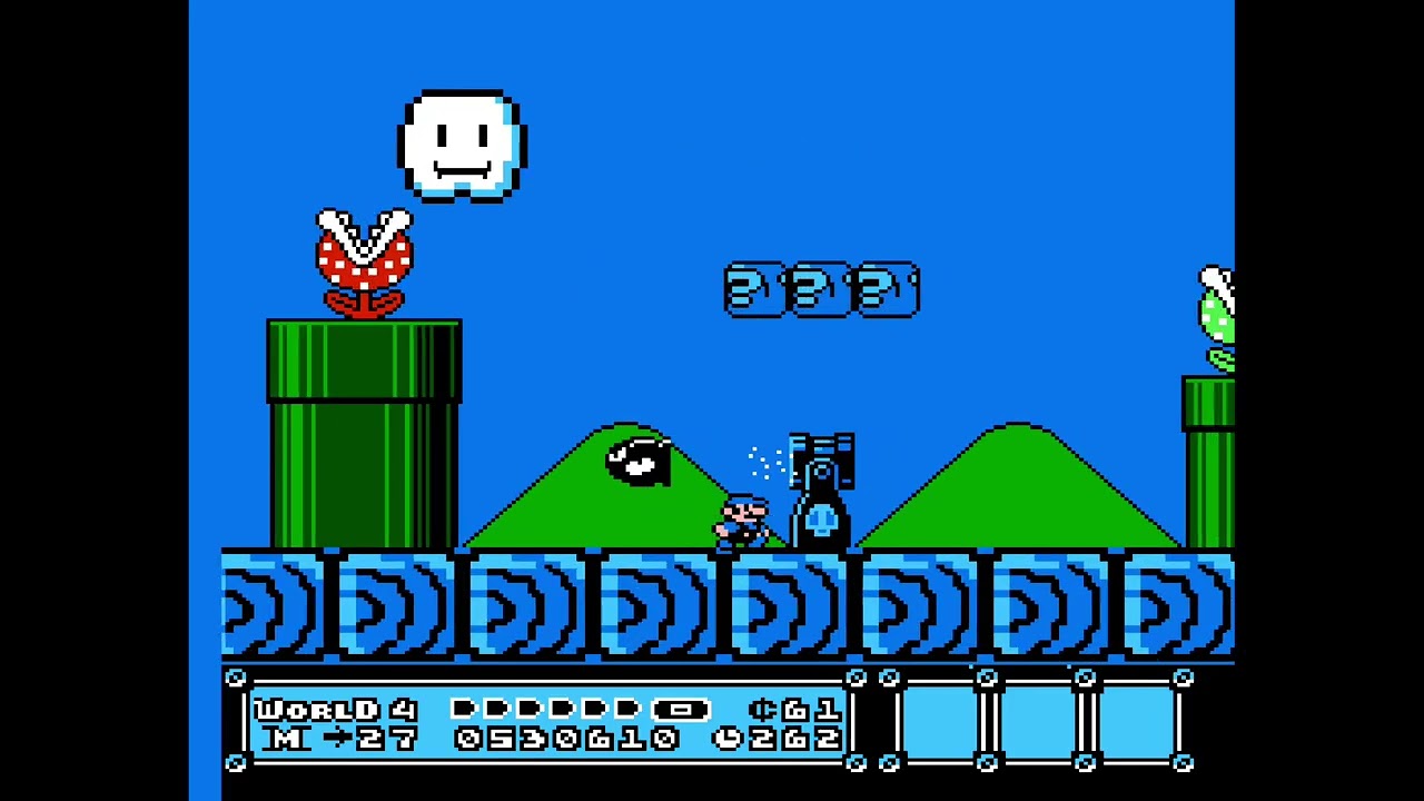 Blue Super Mario Bros 3. World 4. World 5 part 1