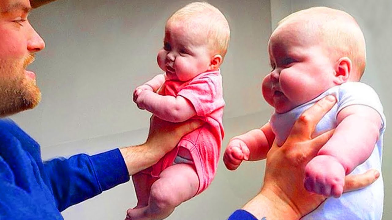 Try Not To Laugh : Cutest Twin Babies On Planet - Funniest Twins Video