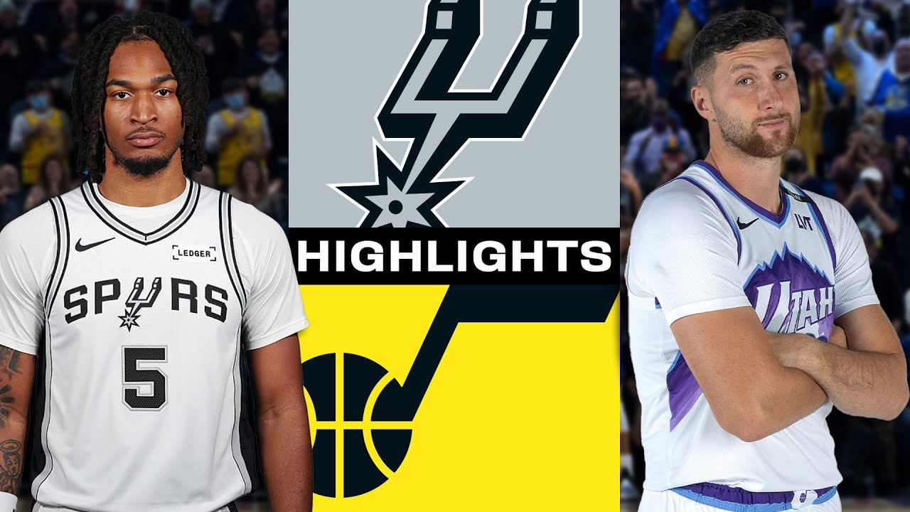 Spurs Get the Road Win after Hard Fought Battle in Utah