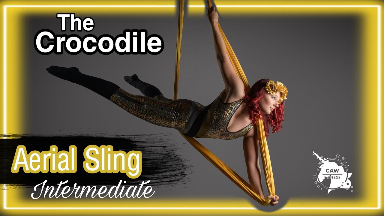 Aerial Sling/ Hammock Trick - Crocodile PLANCHE I Tamara Castle CAW Fitness