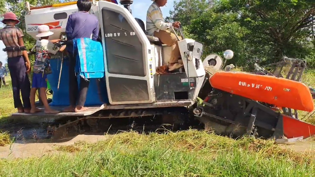 kubotadc70Plus2019 #kubota   #ម៉ាស៊ីនច្រូតស្រូវដួល  #ម៉ាសុីនច្រូត #អាបូត