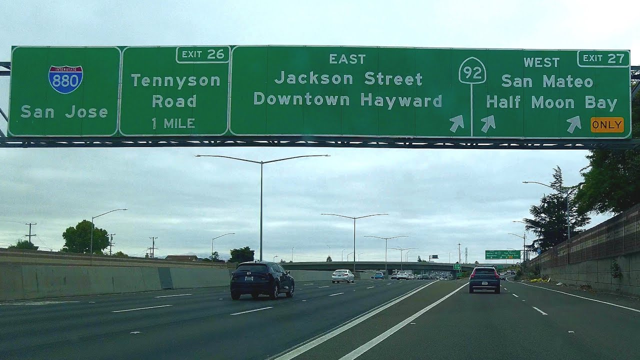 【4K】 Saturday CA-92 Full Drive Going To Half Moon Bay From Hayward 🚗 California 🎧