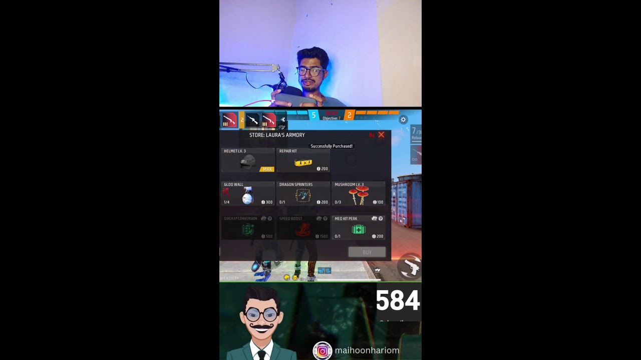 ⚡ Live Redeem Code Giveaway Custom || HARIOM JI GAMING || FREE FIRE