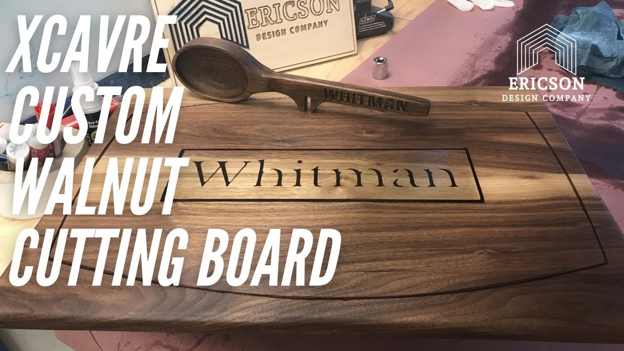 How To Build An X-Carve Walnut Cutting Board | Woodworking Shop