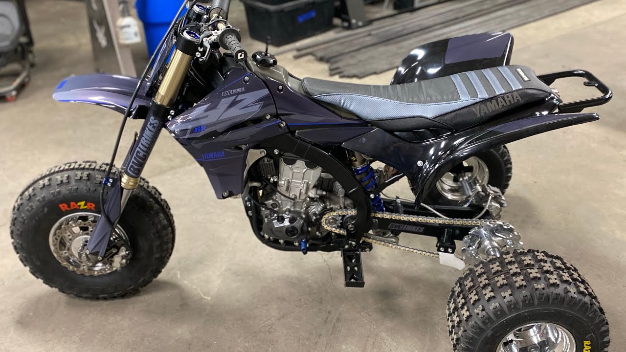 YAMAHA YZ450F Three Wheeler Build BVC TRIKES