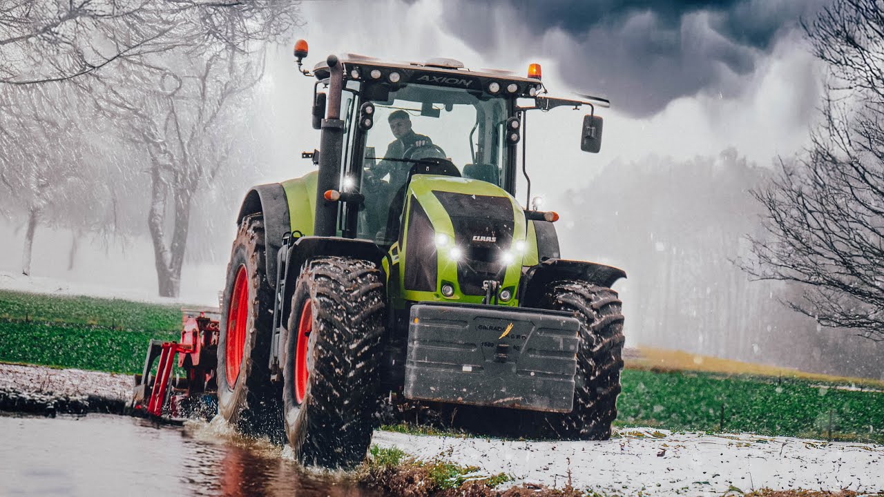 PŁUG DŁUTOWY NA 55 CM VS CLAAS AXION 950 | ZIMOWE ZMAGANIA | VOGEL TERRADIG 3M | GIERADA AGRO |