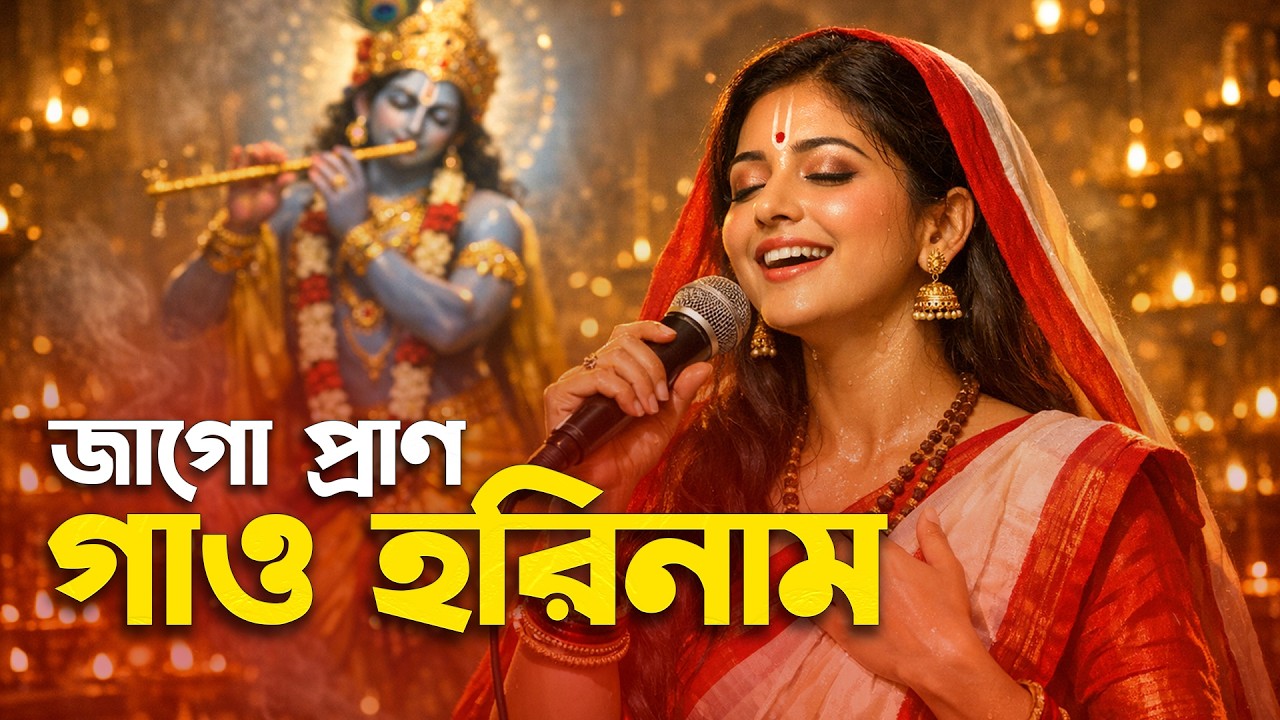 জাগো প্রাণ, গাও হরিনাম |  Hare Krishna Hare Krishna Krishna Krishna Hare Hare #harinam
