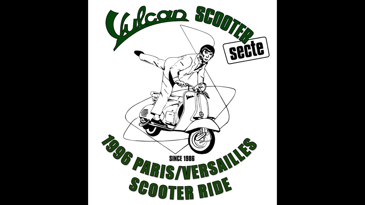 VULCAN SCOOTER CLUB Mods & Scooterboys 1996 PARIS VERSAILLES