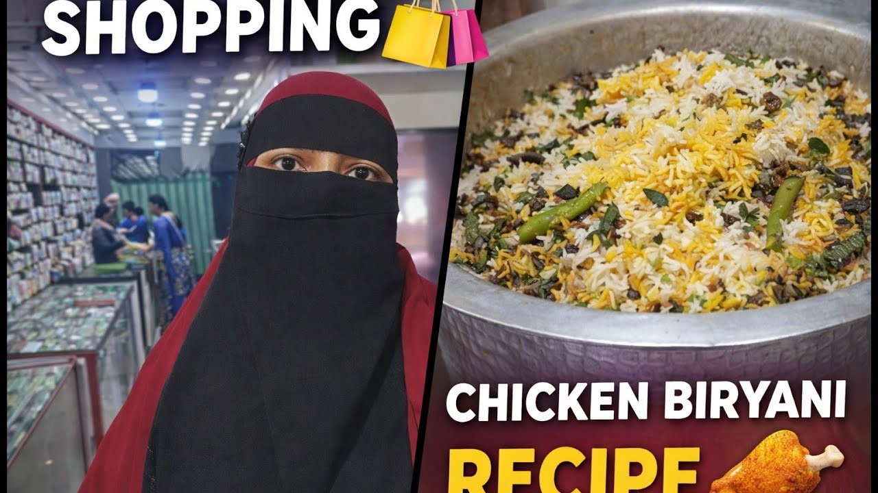   Shopping + Chicken Biryani Recipe | Daily Home Vlog
