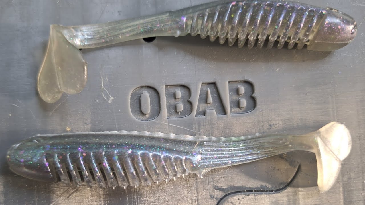OBAB - New swimbait mold from Ngraves Bait Molds. Bass fishing time! #fishing