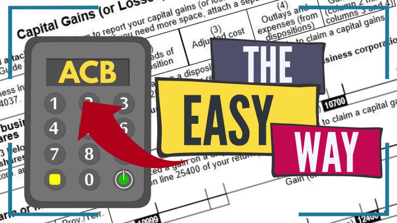 Calculating Adjusted Cost Base Example
