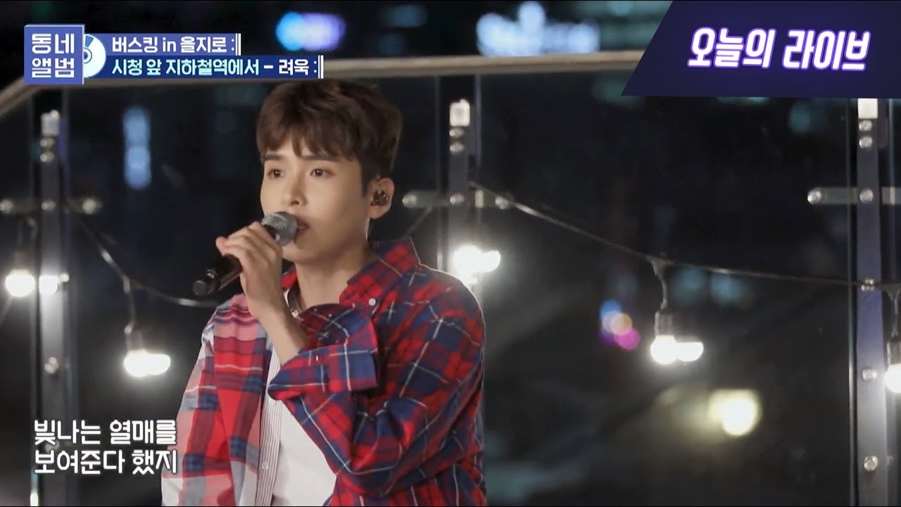 려욱(슈퍼주니어) - 시청앞 지하철역 앞에서ㅣ동네앨범 을지로