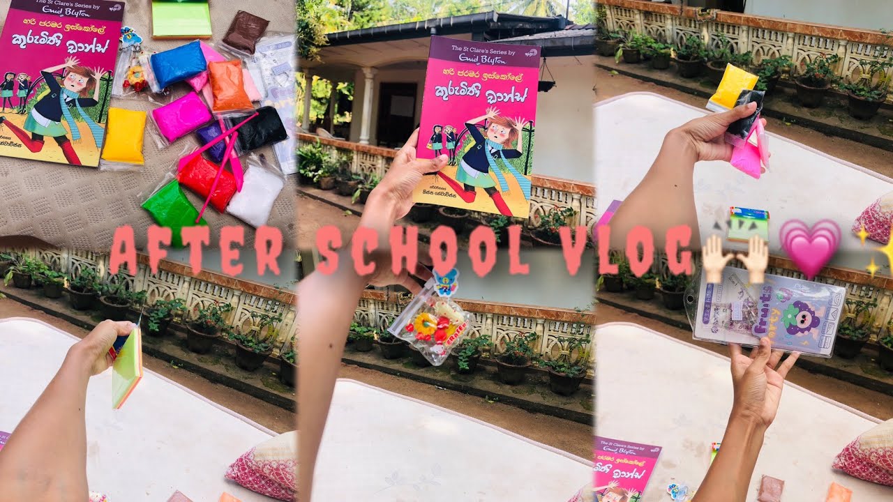 After school 🙌🏻📚|| Mobile  Library items 💗🌻|| සිංහල Vlog ✨💐