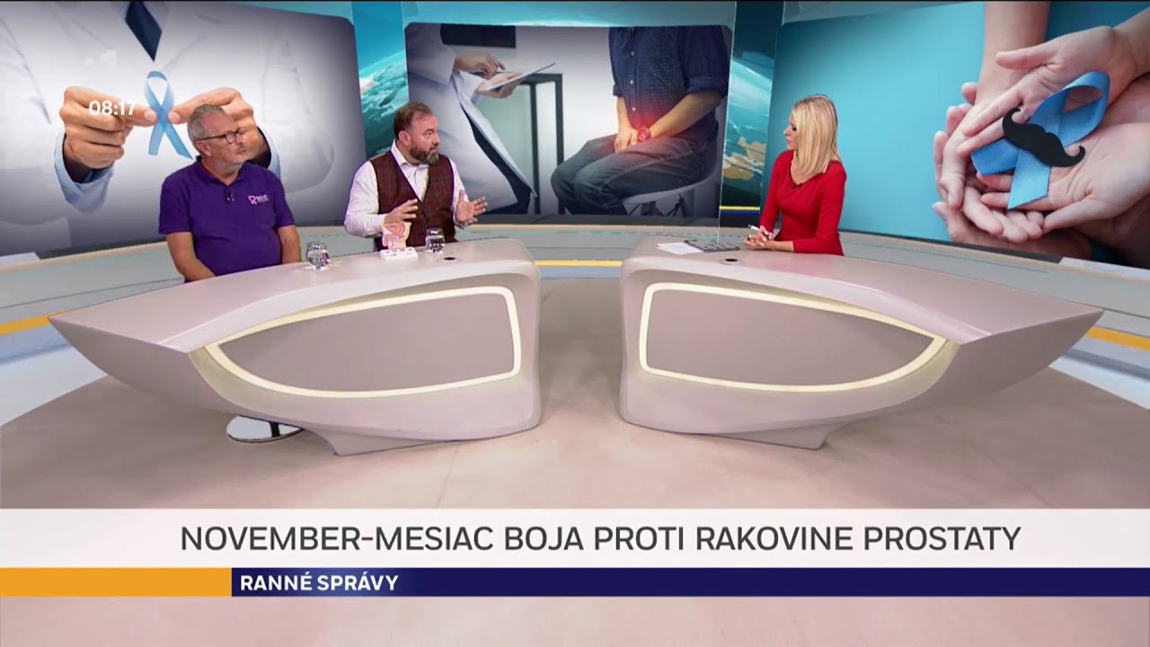 Movember 2024 - NIE RAKOVINE - RTVS Ranné správy - 4.11.2024