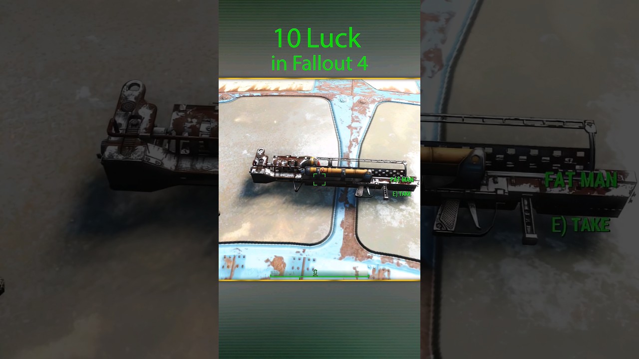 Source: Trust Me Bro ... 10 Luck in Fallout 4