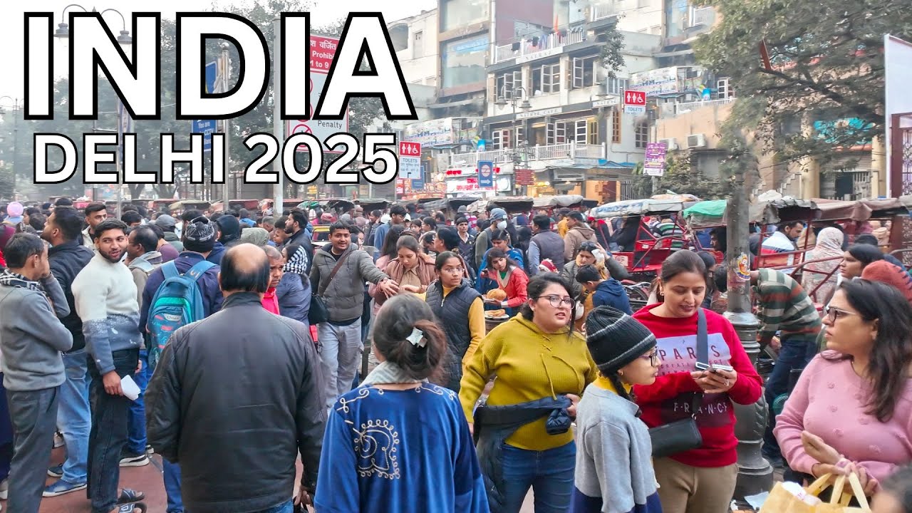 Это Дели 2025 🇮🇳 - Рынок Чандни Чоук | Пешеходная экскурсия в формате 4K