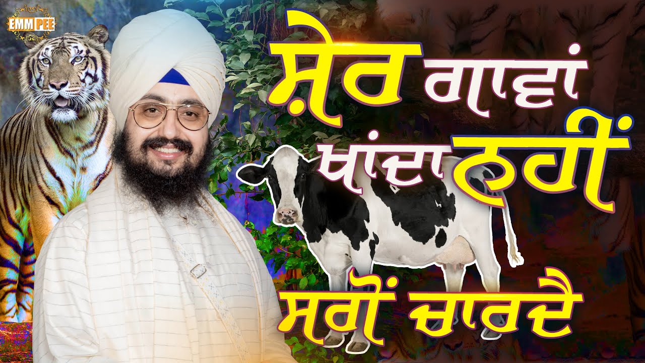 ਸ਼ੇਰ ਗਾਵਾਂ ਖਾਂਦਾ ਨਹੀਂ, ਸਗੋਂ ਚਾਰਦੈ | Dhadrianwale