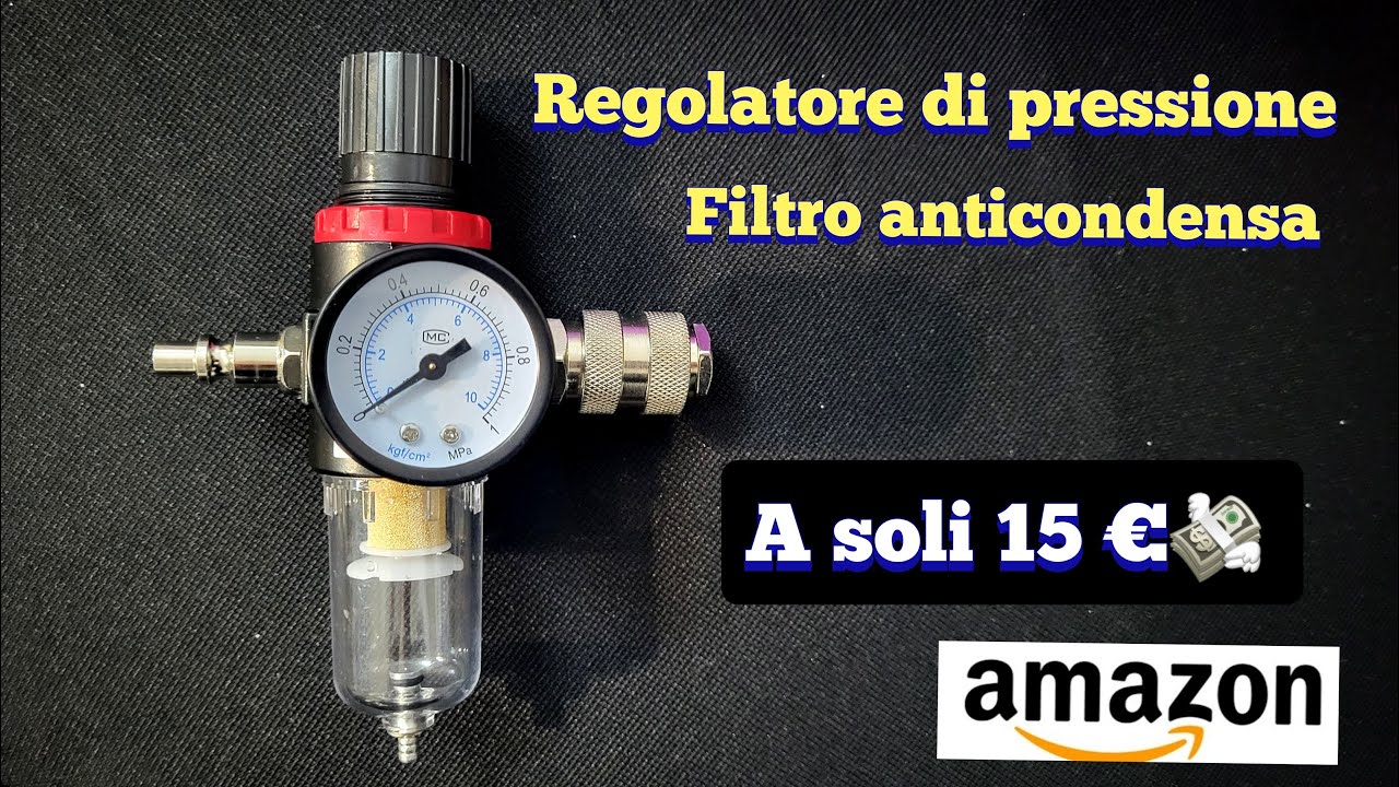 Regolatore di pressione con filtro anticondensa afr-2000 | compressore | air water separator amazon