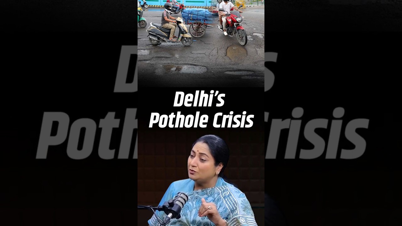 CM Rekha Gupta on Dug-Up Roads in Delhi