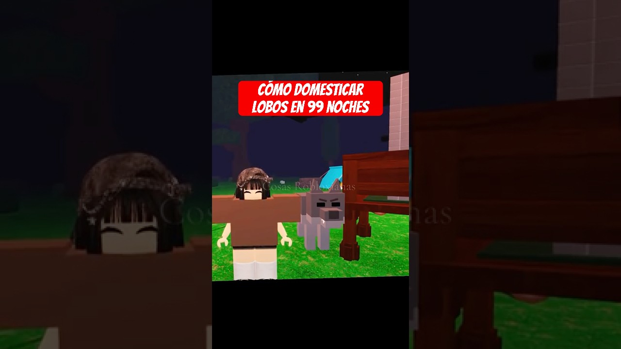 C&oacute;mo domesticar lobos en #99nochesenelbosque #roblox #fyproblox