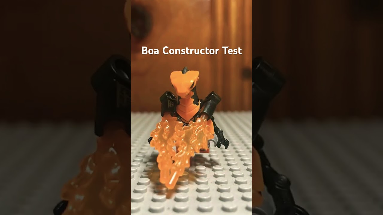 Boa Constructor Test #lego #ninjago #stopmotion #snake